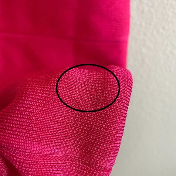 Herve Leger Magenta Bandage Dress Size Medium ASO Kim Kardashian Madame Tussauds - Picture 5 of 11